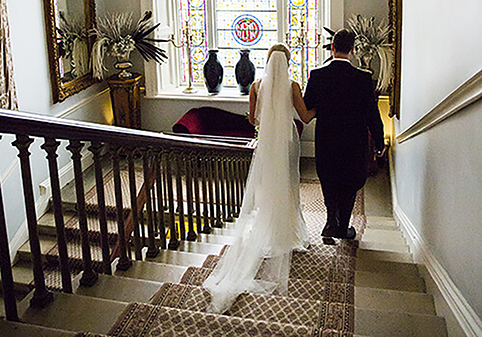 Bernard Carolan Photography - Castle Durrow Wedding Photographer Staircase